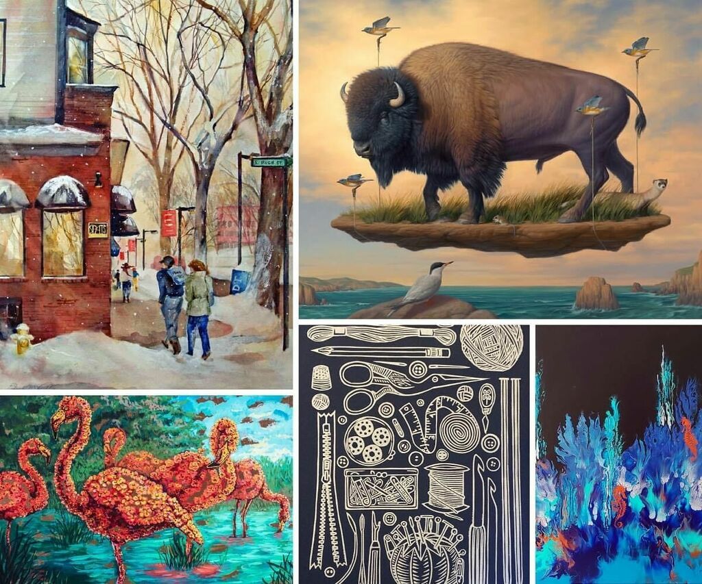 DtownArtsFest's tweet photo. We're counting down the days until the Doylestown Arts Festival! Over the coming weeks, we'll be spotlighting our talented artists, musicians, and community partners. Mark your calendar for September 11-12, 2021.

Top Left: Eileen McNulty
Top Right: Phil… https://t.co/S7WvVWv3oi https://t.co/O4ExmlPAW6