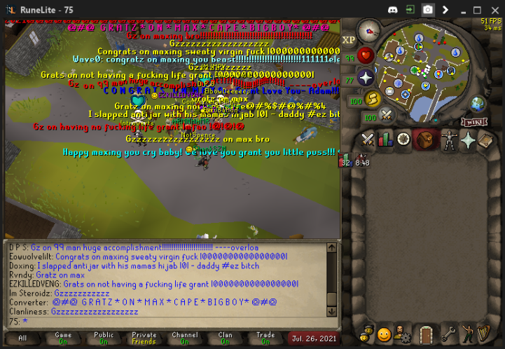 Since we've killed <a href="/Vengeance_OSRS/">Vengeance Clan</a>, we've had a bit of free time on our hands! Never not winning 👑 #maxcape