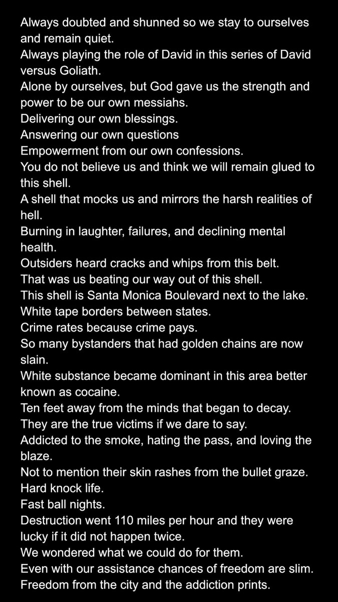 poppadell704's tweet image. THIS POEM IS ENTITLED “SEE 4 YOURSELF” INSPIRED BY THE ALBUM “USEE4YOURSELF” BY #IDK @IDK  HOPE YOU GUYS ENJOY THE POEM. RETWEETS AND LIKES ARE APPRECIATED❤️