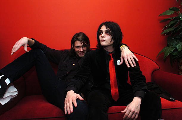 adam lazzara &amp; gerard way, jan 2005.