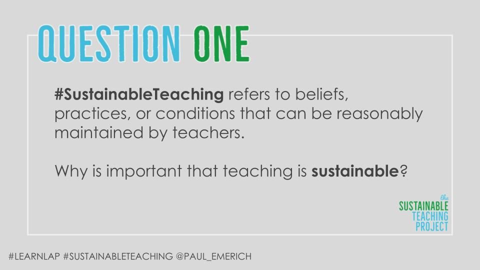 Paul Emerich France, #MakeTeachingSustainable tweet media