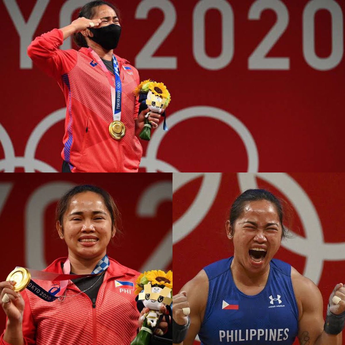 La atleta #Hidilyn Díaz logra la primera medalla de oro de #Filipinas en casi 100 años.

La halterista que participó en la prueba de -55 kilos levantó un total de 224 kilogramos colgándose la presea dorada, la última vez que Filipinas tuvo medalla de oro fue en 1924.