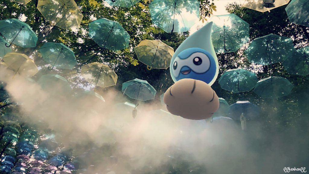 kenkenPokecame's tweet image. 今日は久しぶりの雨☔

#ポワルン #Castform #あまみずのすがた #PokemonGO #GOsnapshot #PokemonGOar #ポケモンGO #ARofTheDay #ポケモン #ポケットモンスター