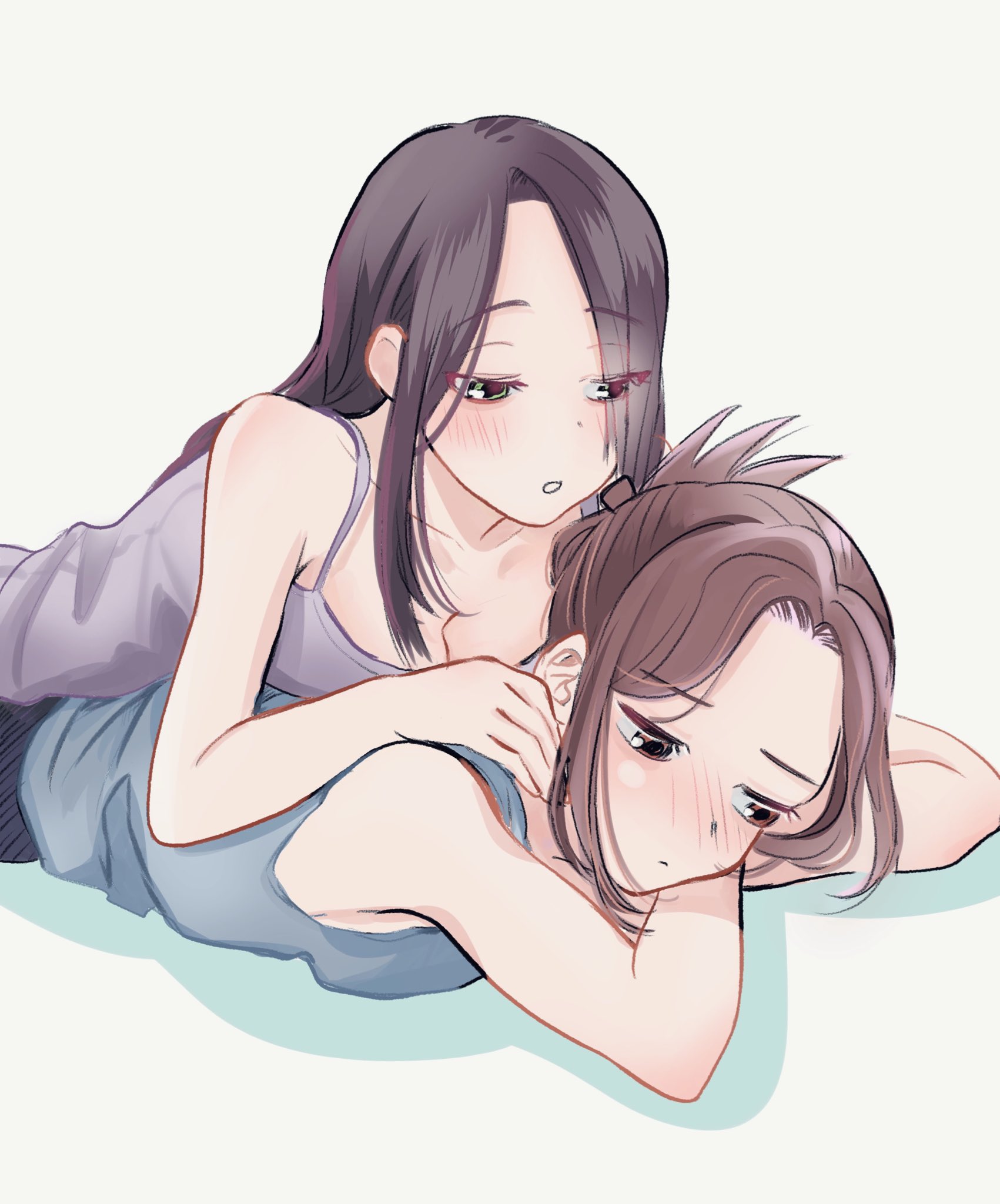 こんぷ 百合 社会人カップル 甘えたい 甘えられたい 百合 創作百合 絵描きさんと繋がたい イラスト T Co P1w81gks7c Twitter