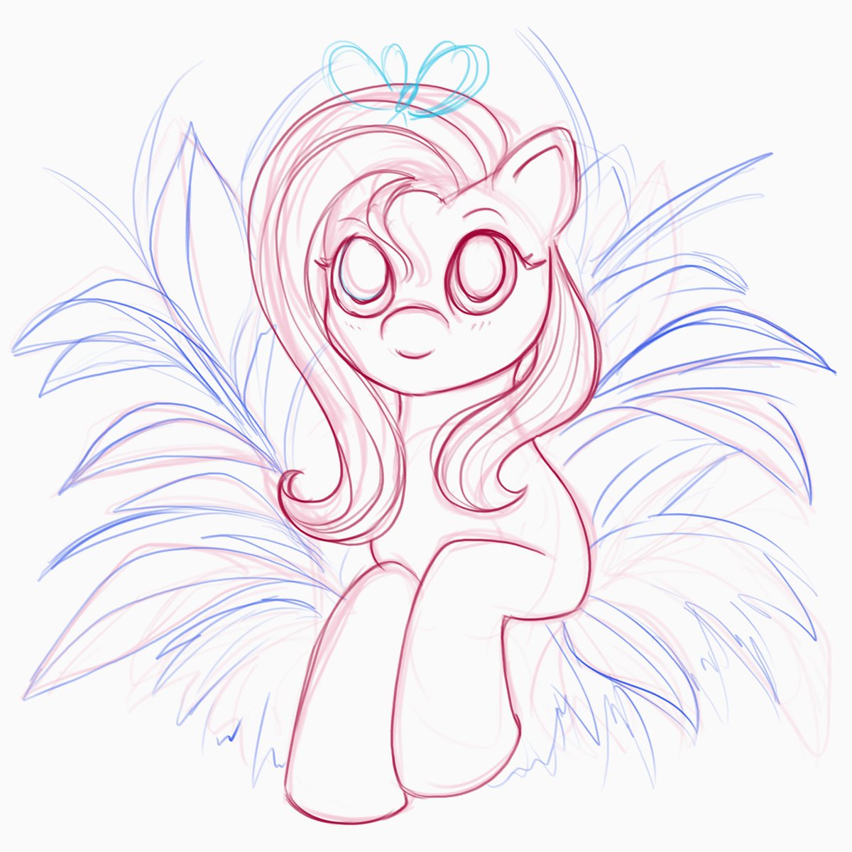 saphypone's tweet photo. A couple of sketches of some cuties I'm working on <3 
#sketchies #mlpsketches #mlpfanart #mlpcharacters #mlpfim #starlight #fluttershy #wip #mlpart https://t.co/8DbTYnwcDl
