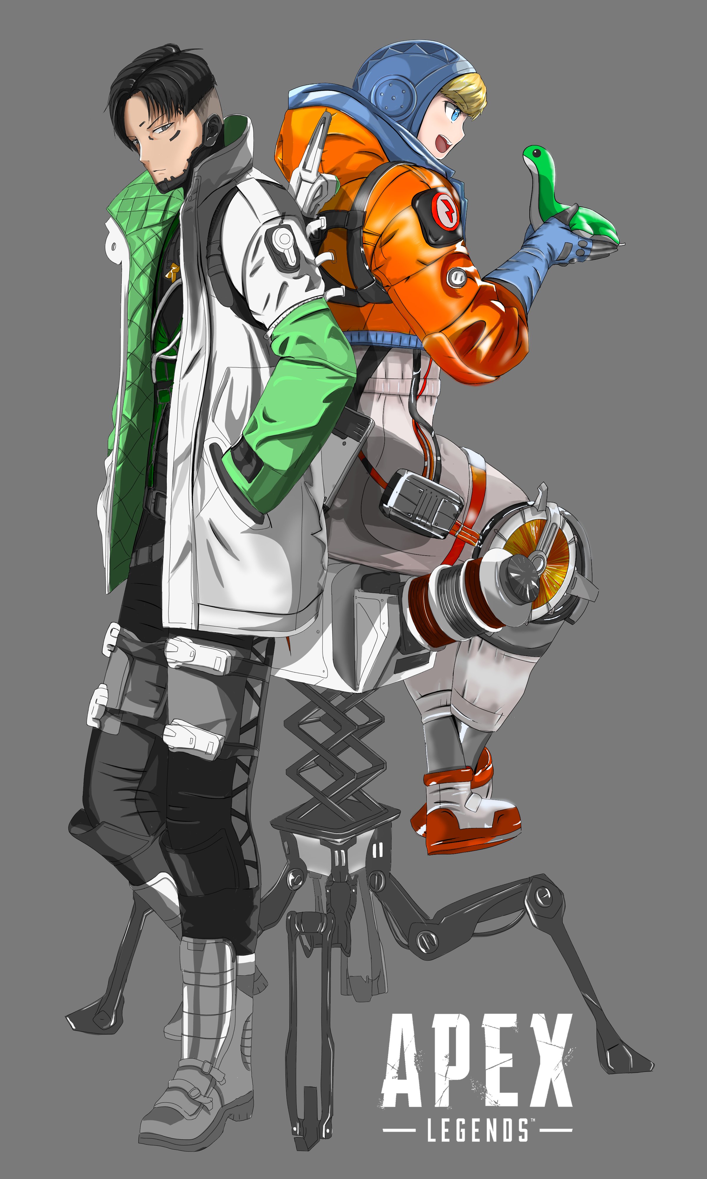 Inari Apex クリプトとワットソンとネッシー Apexlegends Apexlegendsfanart T Co 45izo3abkp Twitter