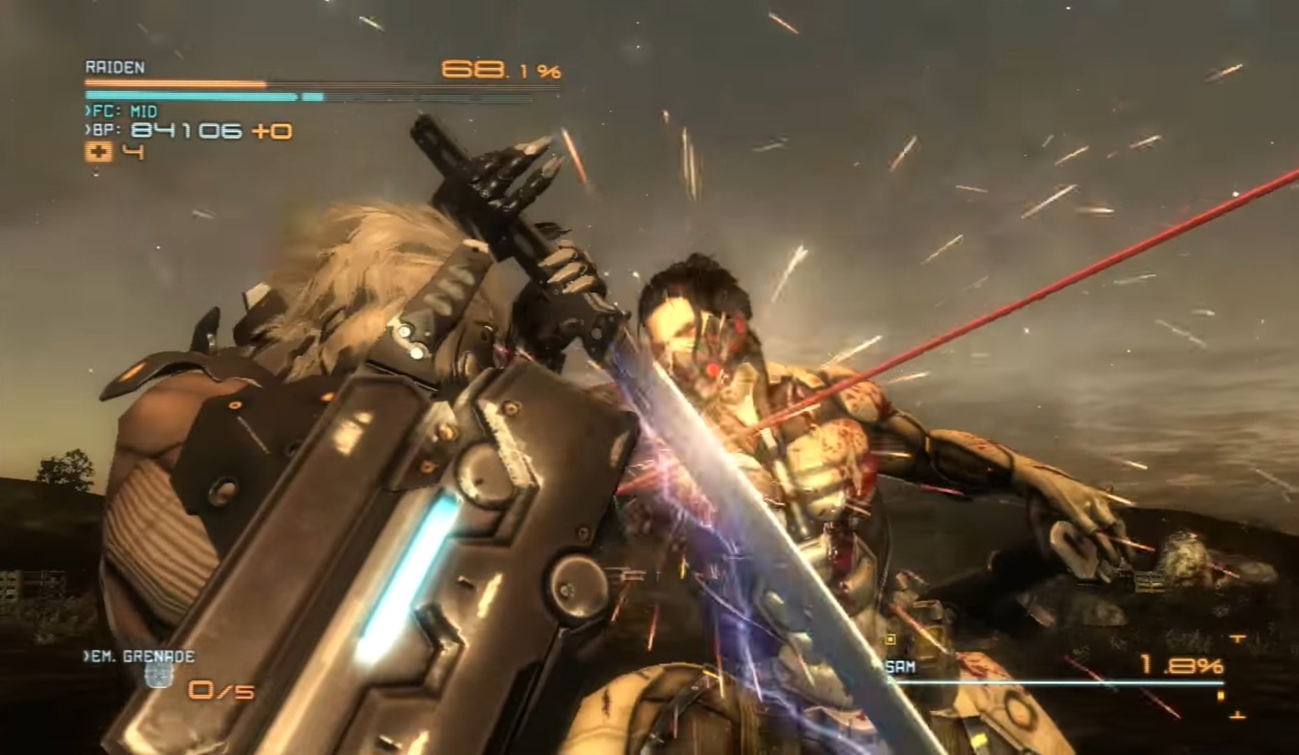 Metal Gear Rising: Sam Boss Fight HD 