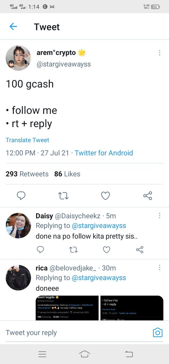 Daisycheekz's tweet photo. @stargiveawayss https://t.co/JB9CtrxEps