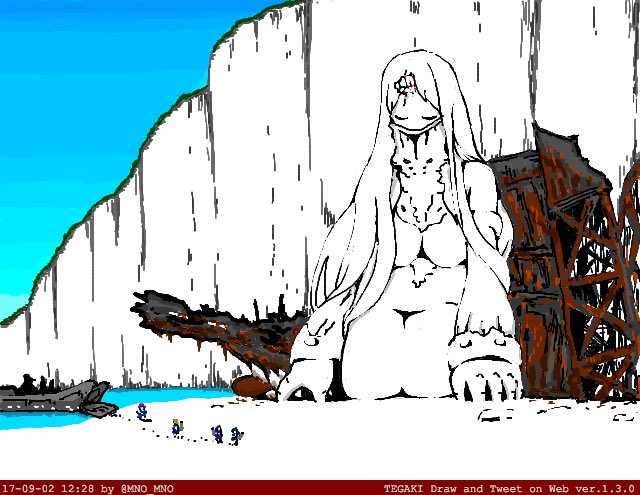 艦これにも八尺様的な港湾さんがいますぞ!とフォロイー殿から声を頂いたのでなるほど!と思いつつもそういえばウチの港湾さん、八百尺様くらいあったなと思い出しました(再掲) 