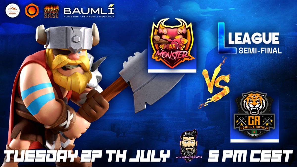 vean esta belleza.....semifinal mañana!!! los espero a las 10:00am mx/col

<a href="/FrenchCup/">French Clash Cup</a> 

#comillaroyals vs #comillaroyals