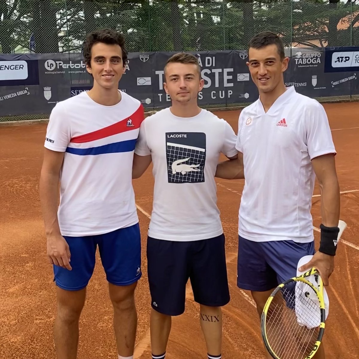 ATP Challenger Trieste 🎾 <a href="/AHoangTennis/">Antoine Hoang</a> #DanAdded @Allin_academy_