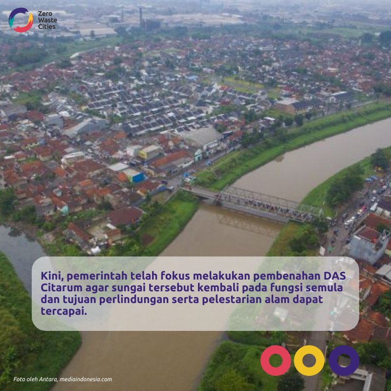 ypbb_id's tweet photo. Salah satu penyebab tercemarnya Sungai Citarum di Provinsi Jawa Barat adalah sampah domestik/rumah tangga.
#harisungainasional #dascitarum #sungaicitarum #cihaurgeulis #zerowastecities https://t.co/DgqGwQNMay