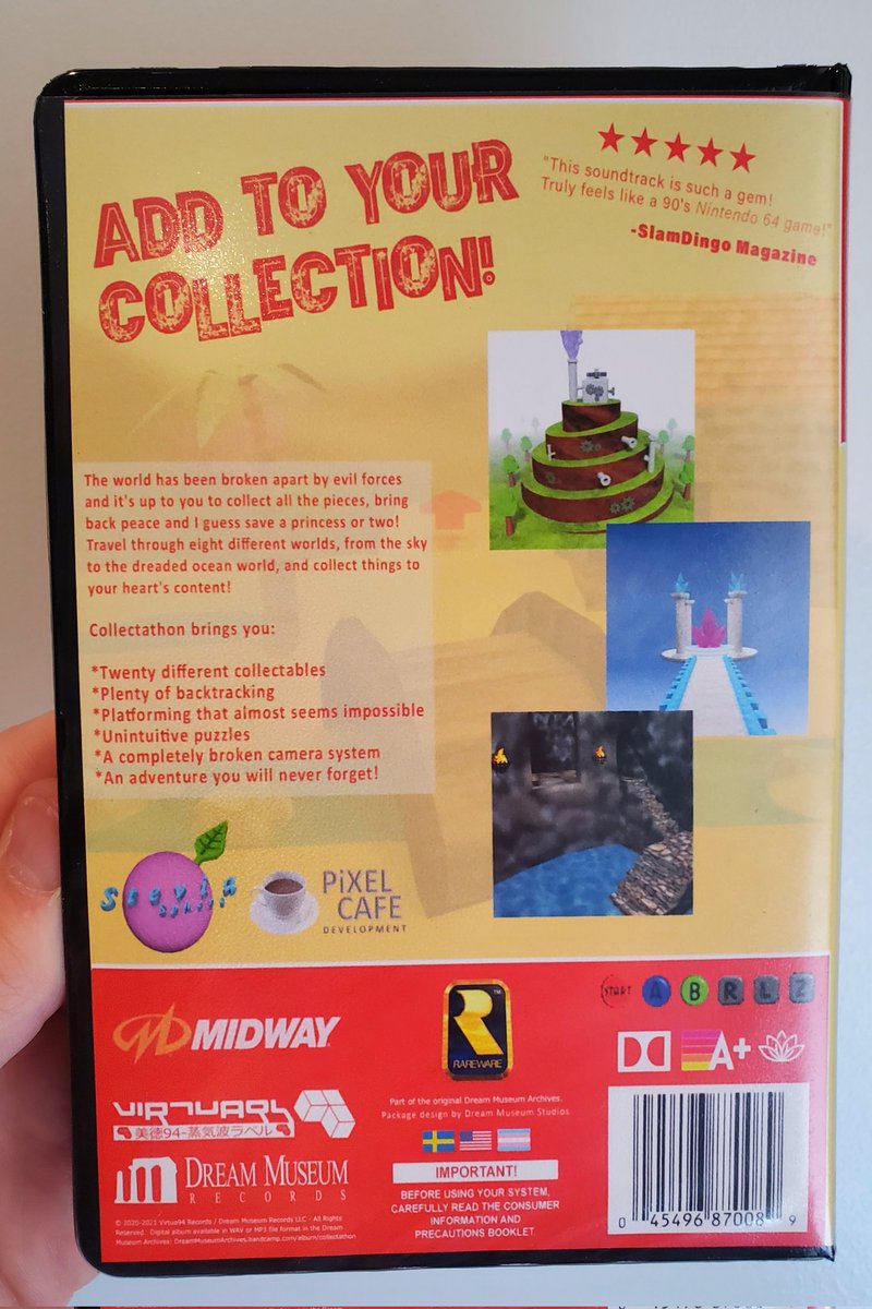 Dream Museum Records &amp; Virtua94 have joined forces to bring you "N A T U R A" and "Collectathon" to cassette! The first of many in this new line of physical releases. Available Aug 6 on V94 Bandcamp. More info on future collaboration with DMR coming soon!