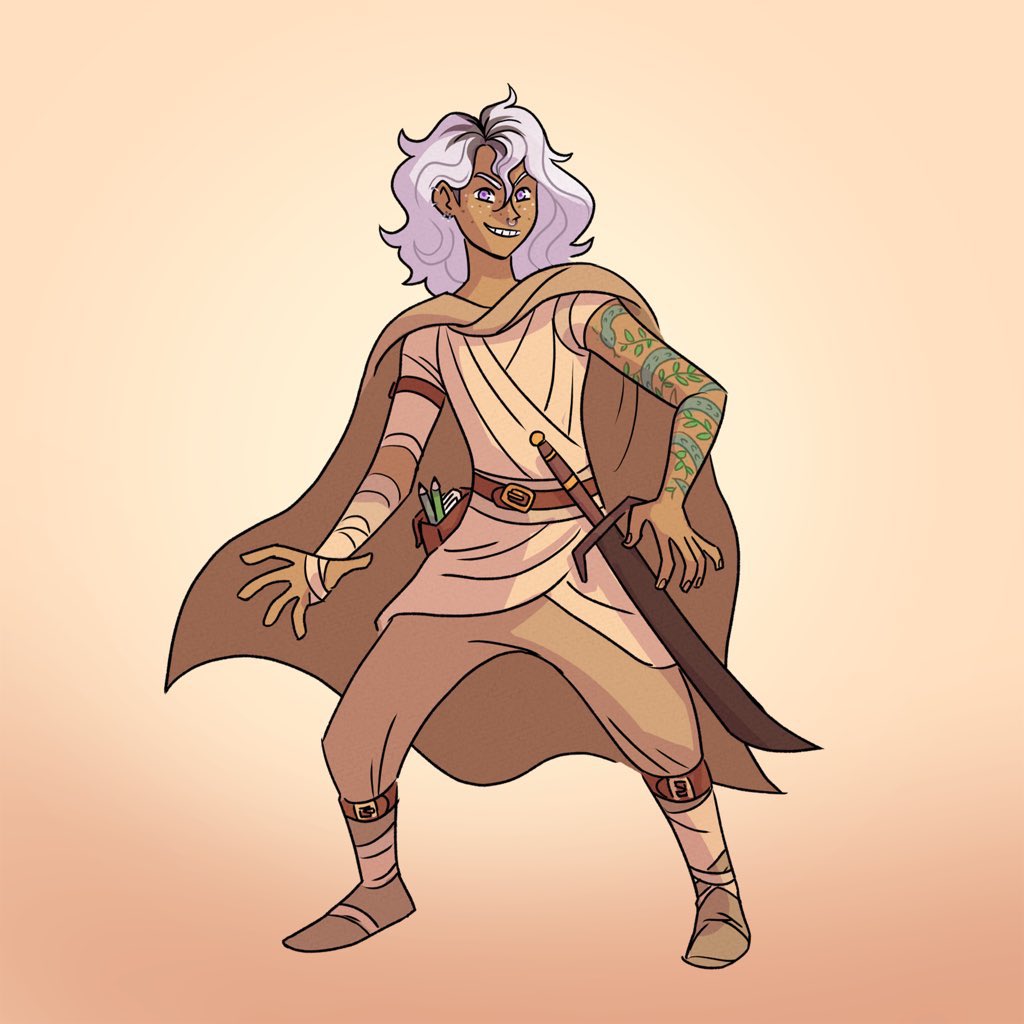 echidnite's tweet photo. Here’s the full set of characters I did for @casualrp, was a fun brief and the character concepts were all really strong which made things easy! #dndart https://t.co/kdIROwTRa4