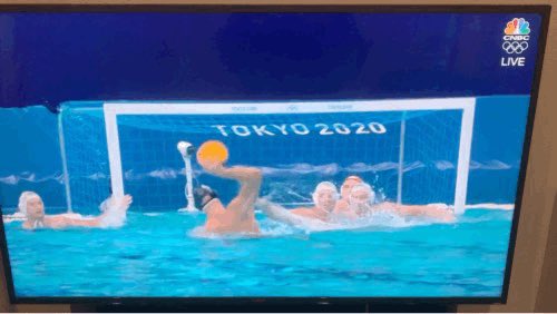 mark2polo's tweet photo. ⁦@benjameeen775⁩ with his first Olympic goal!  All of us are so proud!  ⁦@teamvegaspolo⁩ ⁦@USAWP⁩ USA! https://t.co/YtXn42YdsT