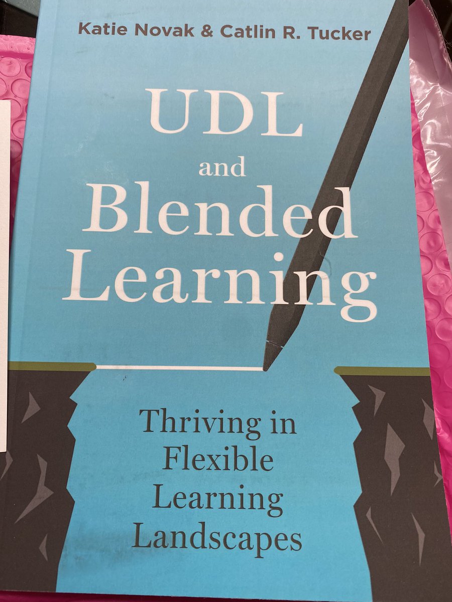 Some happy mail!  Thank you <a href="/KatieNovakUDL/">Katie Novak</a> for the new read and for the sweet message included! #UDL #IMTSS can’t wait to dive into this book. If you haven’t read or heard Katie speak you are missing out!  💜💜
