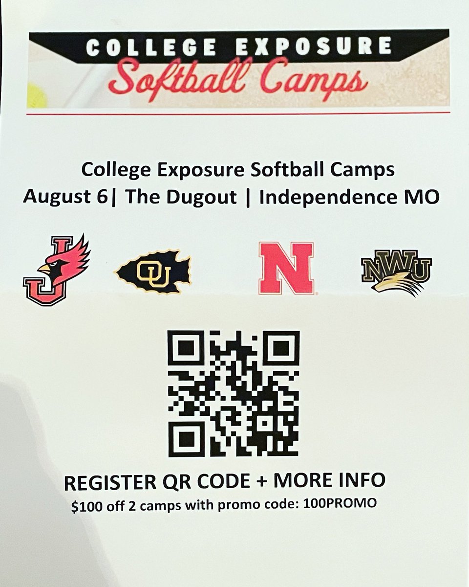 College Exposure Softball Camps tweet media