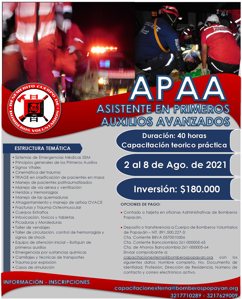 BOMBEROS POPAYAN tweet media