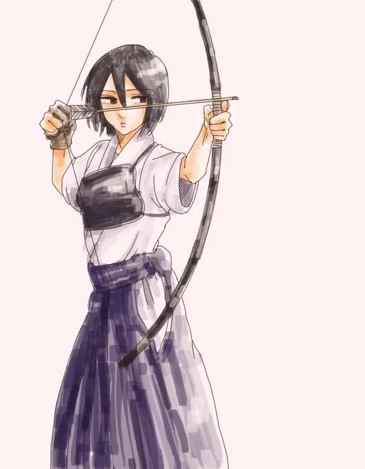 これは昔、部活シリーズで描いたのだけど、オリンピック観ててやはりスポーツは良いなと思って再掲! #進撃の巨人 #ファンアート 
