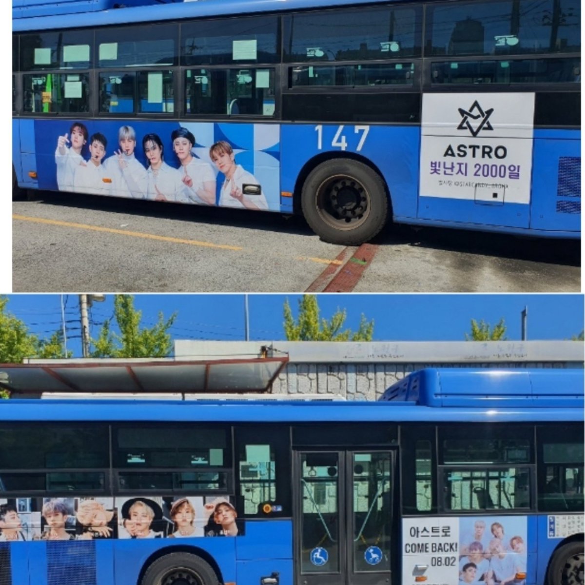 starcandy_aroha's tweet photo. 별사탕에서 아스트로 멤버들을 응원하는 마음을 담아 
2000일기념 &amp; 컴백축하 버스광고를 진행하게 되었습니다 
많.관.부.
#아스트로 #ASTRO 
#SWITCH_ON 
#After_Midnight 
#별사탕 #너넨아스트로없지
#2000일기념 #컴백축하 https://t.co/zP56QYJ1lF