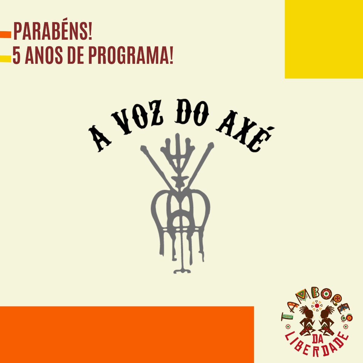 vozdoaxeoficial's tweet photo. Gratidão ao tamboresfm pelo carinho sempre adupe pelo reconhecimento. https://t.co/6daESyFCx0