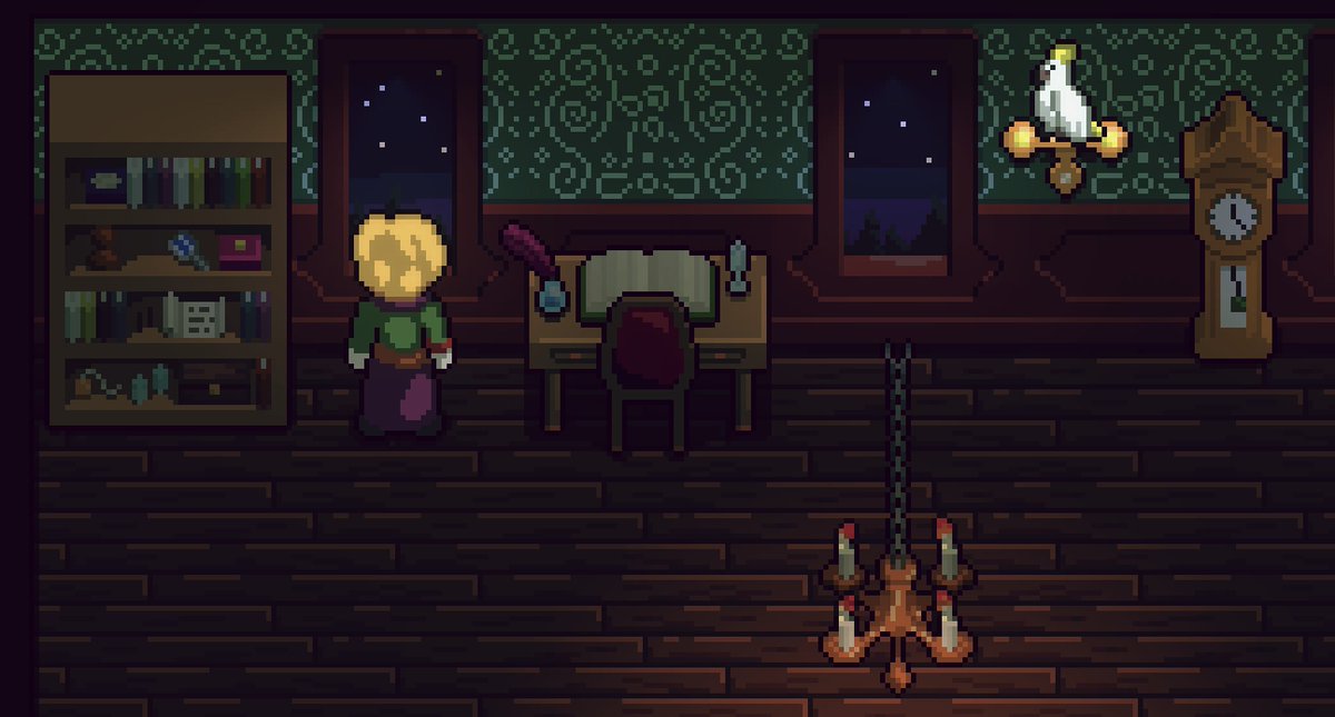 WineandDinegeon's tweet photo. Room with a view. In less than two weeks Wine and Dinegeon will be at #PlayNYC! 

#gamedev #pixelart https://t.co/42PmHww09e
