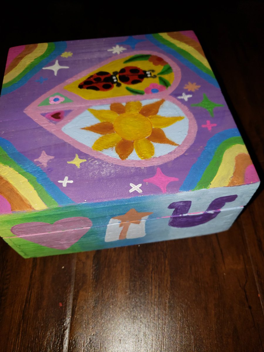 marcellabrittl's tweet photo. All finished painting this hippie themed inspired square shaped box! ๐โ๐ปโฎ๐๐คฉโ๐ปโฎ๐๐จ๐๐น๐ผ๐ธ๐ต๐๐บ๐ป๐๐ฆ๐๐
@Talkart #talkartpodcast #talkart #QuarARTine #artwork2021 #fanart #fanart #hippie #hippies #hippieartwork #flowerchild #flowerpower #hippieflowerpower #peaceandlove https://t.co/PCN09oeNFg