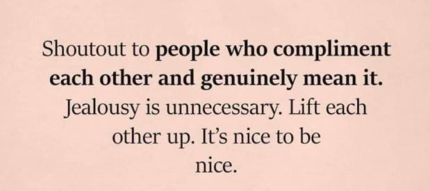 MsDebbieDebDeb's tweet photo. People are going through and have been through so much, let's be encouraging and lift one another up. #Nice2BeNice https://t.co/kLYxGphVNF