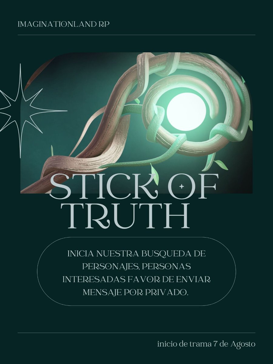 IMAGINATIONRP_'s tweet photo. ☆ IMAGINATION LAND RT ☆

EH, TÚ

SÍ, TÚ

SI TE GUSTA SOUTH PARK👇👇

SE BUSCAN USUARIOS PARA ROLEAR

》SOUTH PARK STICK OF TRUTH AU 🗝

● Búsqueda de personajes

● Rol grupal

● Vía WhatsApp

💘 CUATRO REINOS Y VARIAS RAZAS, elige tu rol.💘

● Comenzamos el 7 de agosto. https://t.co/vQmlGZNm6a