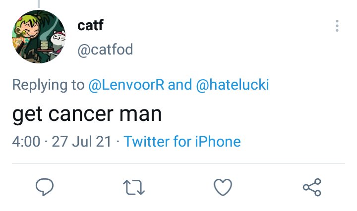LenvoorR's tweet photo. Deleted the tweet because you remember that you are better than that @catfod https://t.co/2xJXrfw22x