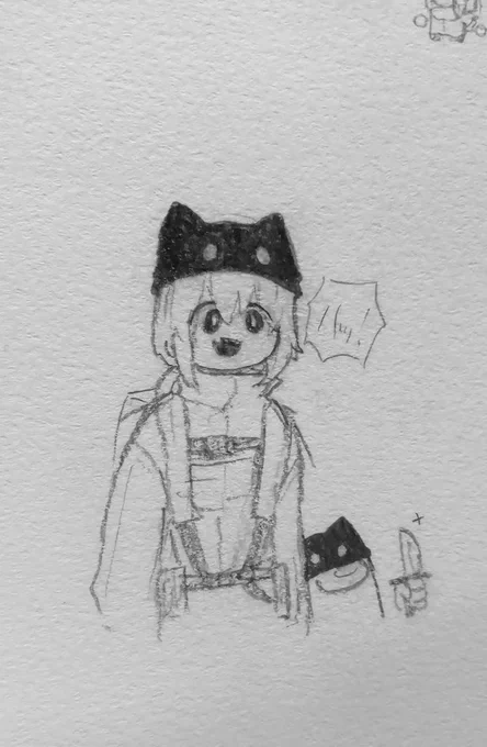 デジタル全く描けてないのでアナログを、、、(数ヶ月前の絵)
#落書き #AmongUs 