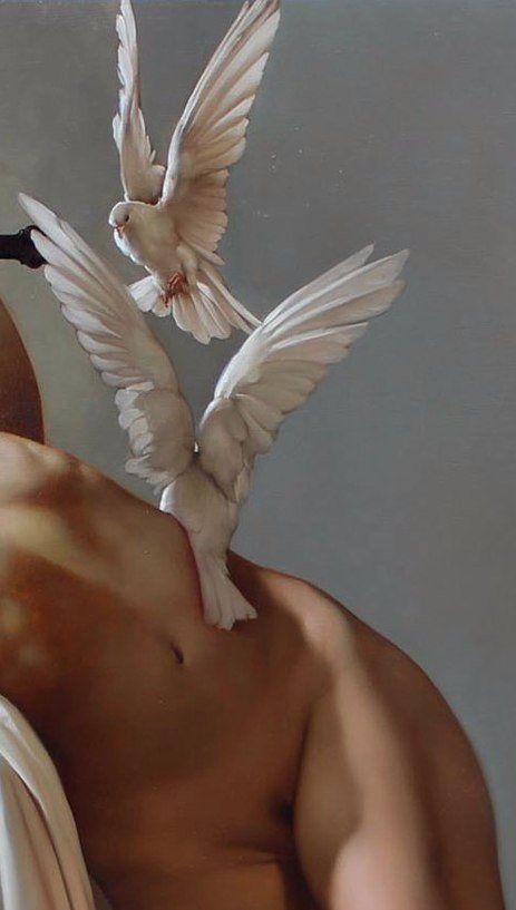 Hand of the virgin by Roberto Ferri, such a beautiful.