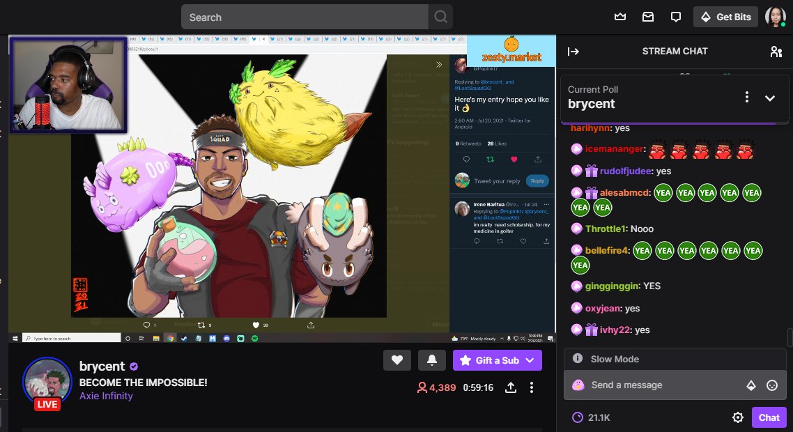 CamilleGCastro's tweet photo. Just redeemed a Loot Squad scholarship today and guess what?

🥳 AXIE SCHOLARSHIP GIVEAWAY🎉

TO JOIN:
1. RT this tweet
2. Follow me @CamilleGCastro, @Chili_peppersss, @brycent, and @LootSquadGG 
3. Tag your friends with the hashtag #LemonSeedCutie 🍋 https://t.co/HgUtYJ9DqC