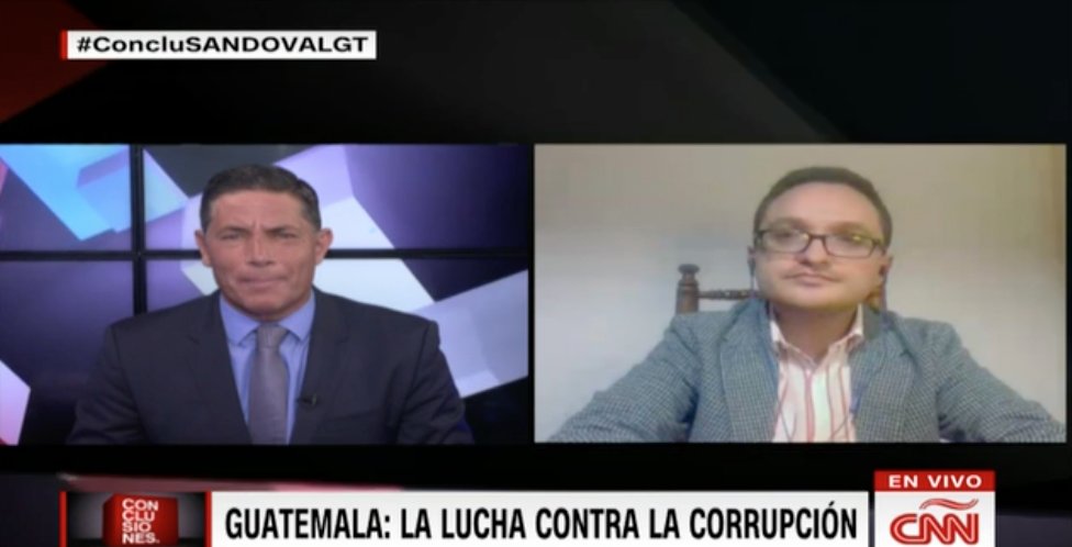 CNNEE's tweet photo. Juan Francisco Sandoval: Fui destituido ilegalmente, en abierta vulneración al debido proceso | @soyfdelrincon #concluSANDOVALGT https://t.co/7O79uCPOus