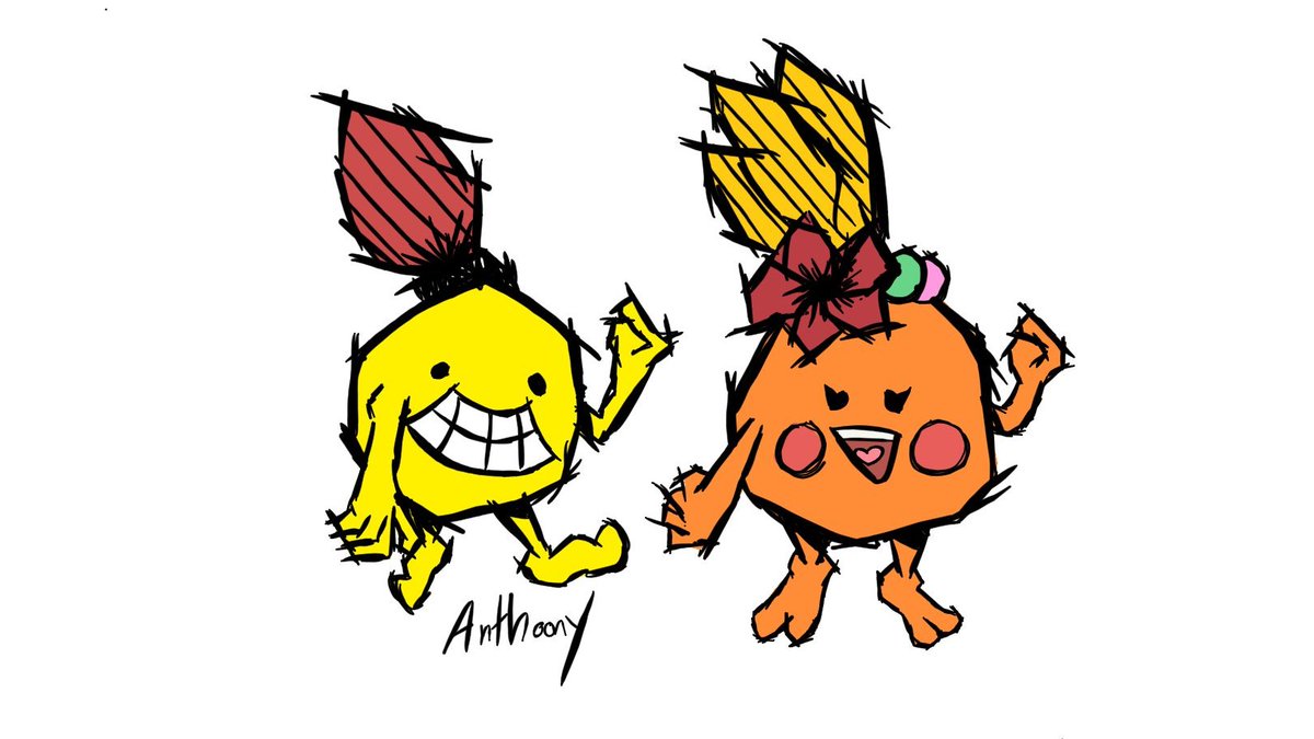 superyggdrasilV's tweet photo. havent drawn in a while so i decided to do some...obscure wii game characters...for a test
Zip and Pip from the hit Wii game #Flingsmash! https://t.co/6SypGtvUrz
