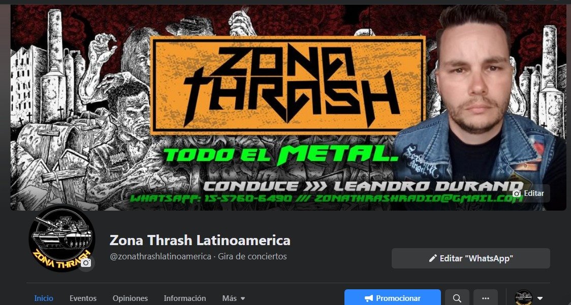 leanmetal's tweet photo. Dale un me gusta a Zona Thrash Latinoamérica en FaceNazi , ya me bloquearon las dos cuentas ! Pero la resistencia sigue de pie publicando y trayendo todas las novedades del Thrash Metal
Y entrevistas.
#NOAlCarnetSanitario https://t.co/4nygFg6SYS