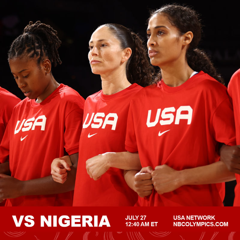 usabasketball's tweet photo. Today, we meet 🇳🇬 in the Olympics for the very first time. 

#Tokyo2020 #Basketball