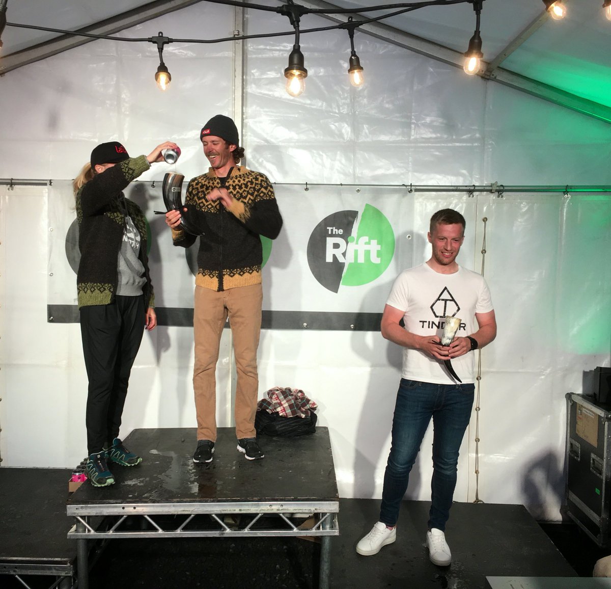 Will ALWAYS race for hand-knit sweaters and sheep’s horns 👍