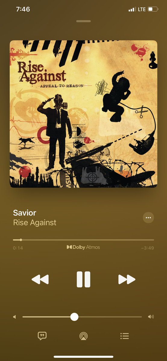 alonsovilla84's tweet photo. My favorite album I listened in my college days. To this day, it’s still amazing. 🙂 @riseagainst #AppealToReason @AppleMusic #punkrock https://t.co/yHz0C0PROa