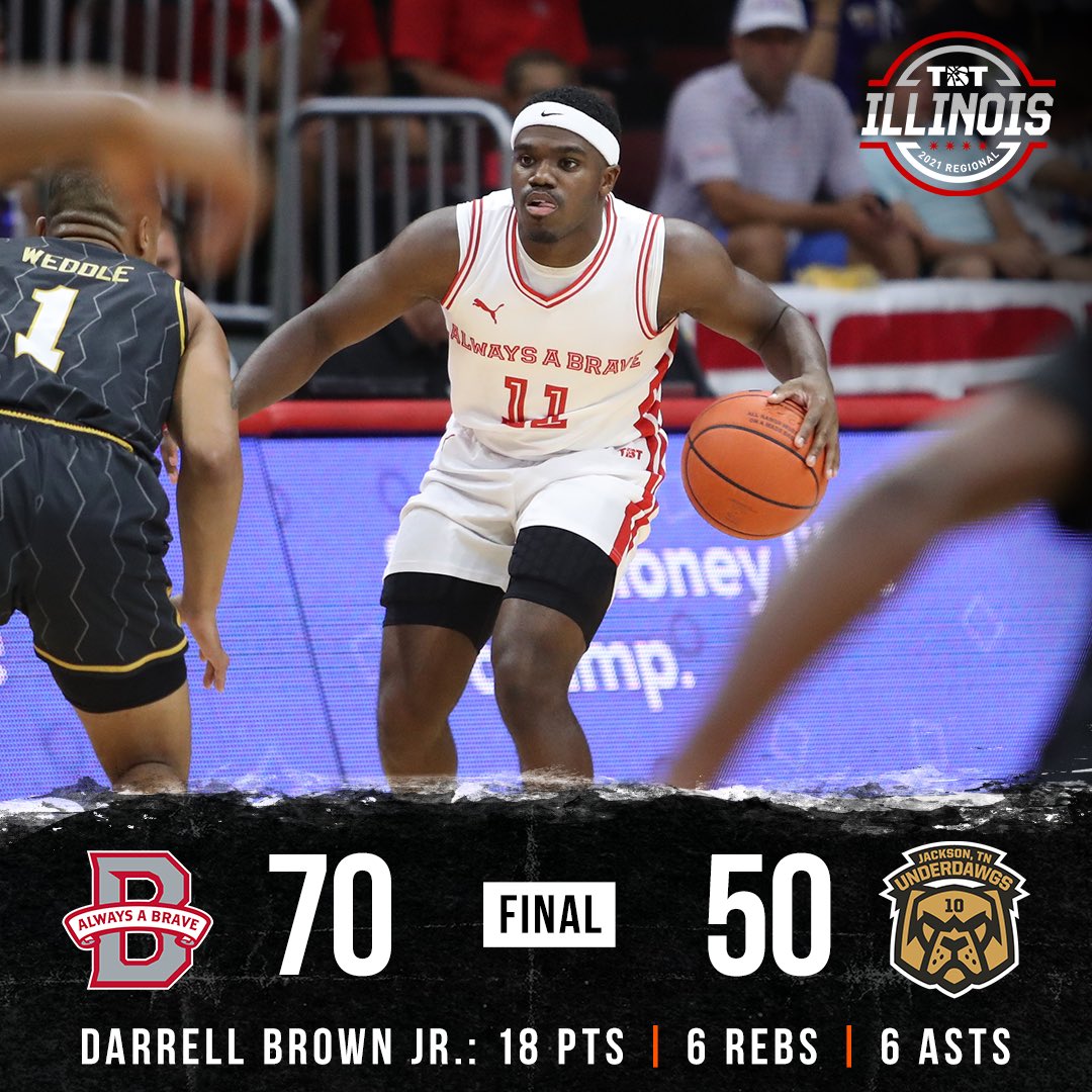 Darrell Brown Jr. TOOK OVER in the second half of this game to lead @OnceABrave to the victory 👏 Red Sea, we’re gonna need the Civic Center JAM PACKED on Wednesday