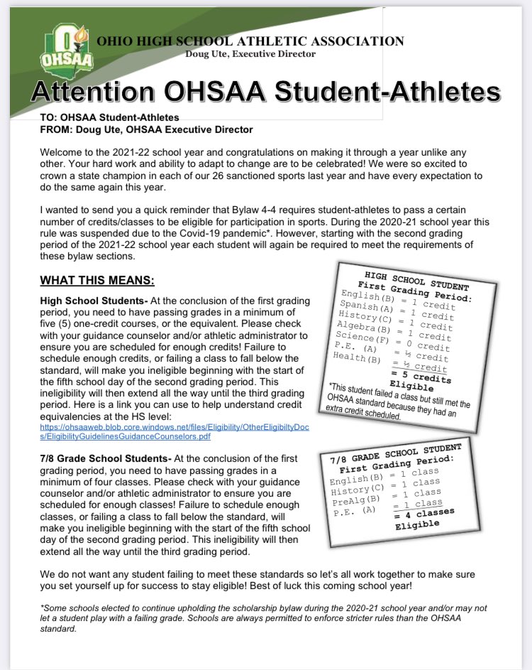Mr_Destadio's tweet photo. Attention FUHS athletes....Important information for the 2021-2022 school year.
@AthleticsFuhs @FUHSGuidance https://t.co/8yN2jZhvb6