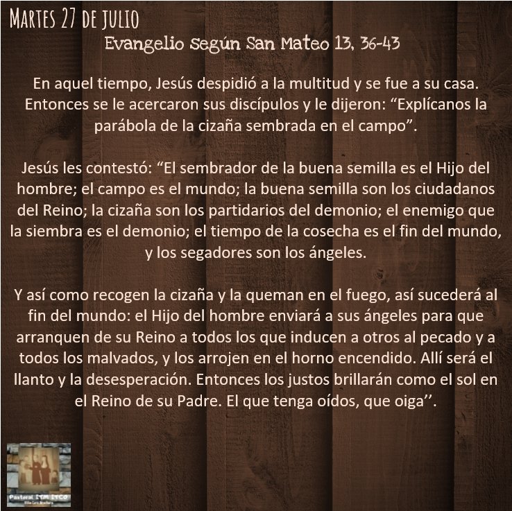 BItmitco's tweet photo. Compartimos el #Evangeliodeldía https://t.co/WQ2Mqk5OxE