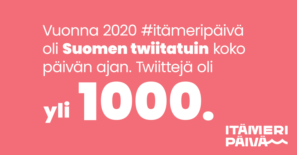 jnurmisensaatio's tweet photo. Viime vuonna #itämeripäivä'stä saatiin viraali-ilmiö ja Twitter oli liekeissä. 💥 Mitä jos tänä vuonna pyrittäisiin samaan? 😉 Varatkaa kalenterista 26.8. – osallistuminen on helppoa: voit vaikka kertoa miksi #Itämeri on sinulle rakas. 💙 https://t.co/YPdbKm6xFd
