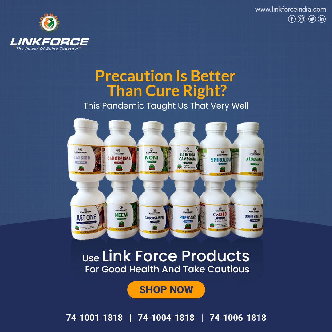 LinkForce_'s tweet image. ➡️ 𝗟𝗶𝗻𝗸𝗙𝗼𝗿𝗰𝗲 𝐁𝐫𝐢𝐧𝐠𝐬 𝐓𝐨 𝐘𝐨𝐮 #LinkForce Products

Precaution Is Better Than Cure Right❓
✅This Pandemic Taught Us That Very Well Use Link Force Products For Good Health And Take Cautious.
#LinkforceIndia #HealthCare #AgricultureProducts #HealthyIndiaí