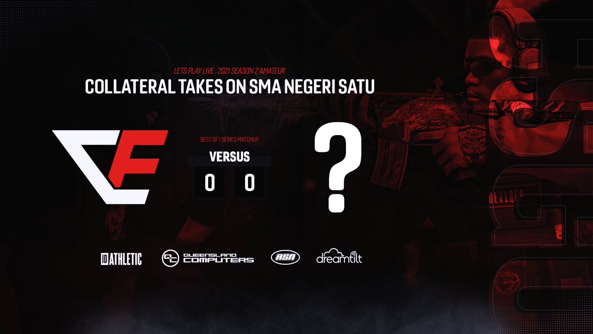 CollateralORG's tweet image. Tonight we head into the @LPL_CS Amateur League Finals against #SMANEGERISATU! 

7PM AEST casted by no other than the man himself @PowerZillen over on #Twitch via the link below! Make sure to jump in and hype our guys up! 

twitch.tv/powerbrick

#CESCSGO #LPLCSGO #CSGO #LPL