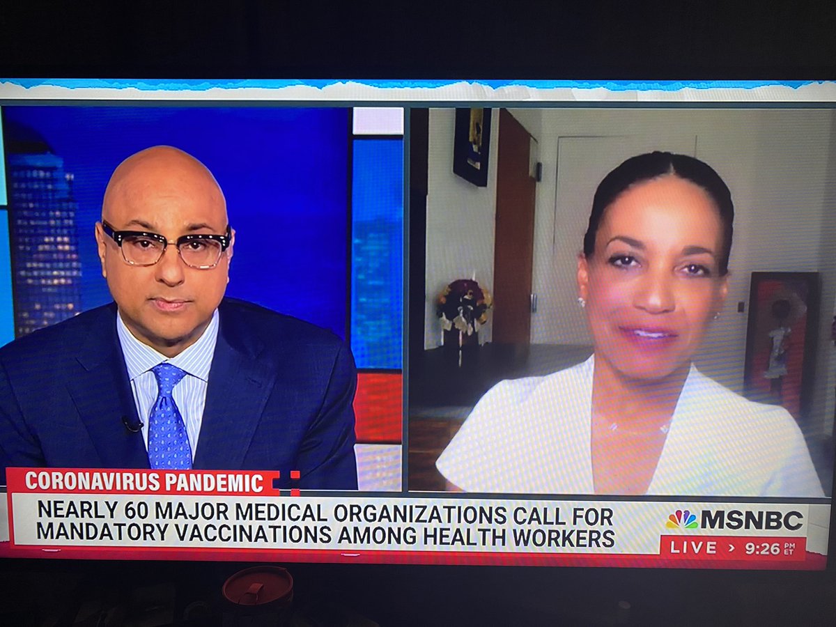 docCGF's tweet photo. Thanks so very much @NMAPresident Rachel Villanueva for representing @NationalMedAssn tonight on the @maddow show! https://t.co/lvGqyqJyiZ