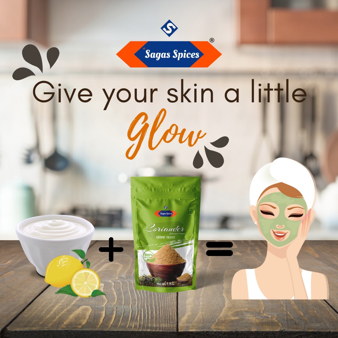 SagasSpices's tweet photo. Your skin is your best accessory. Take good care of it!🤩
#coriander #dhaniya #skincare #ayurveda #natural #wellness #trendingnow #cilantro #homemade #cosmetics #cosmetic #sagasspices #spices #spicesofindia #spicesforlife #spicesforhealth #naturalspices #nutrition https://t.co/ANTND2keOW
