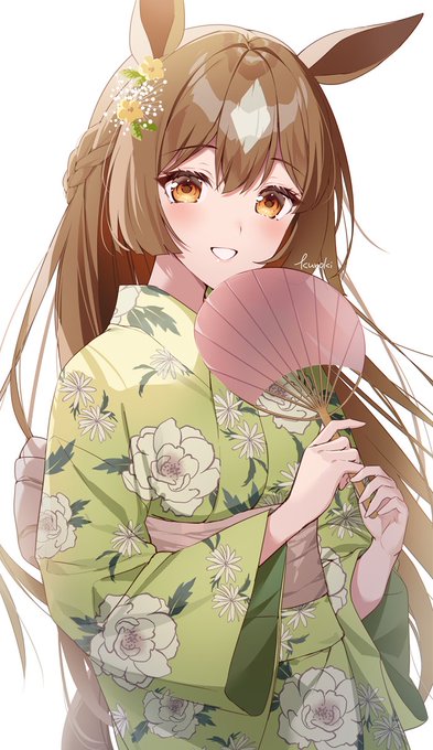 浴衣でうれしいサトノダイヤモンド💚 