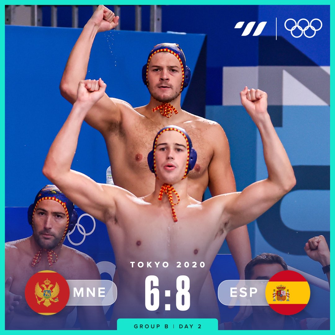total_waterpolo's tweet photo. Spain wins another derby in #Tokyo2020 #waterpolo
Full Stats: https://t.co/B8xavdN4UL
Powered by @WearWaterpolo 
Photo by Orange Pictures https://t.co/vb52aFPWPm