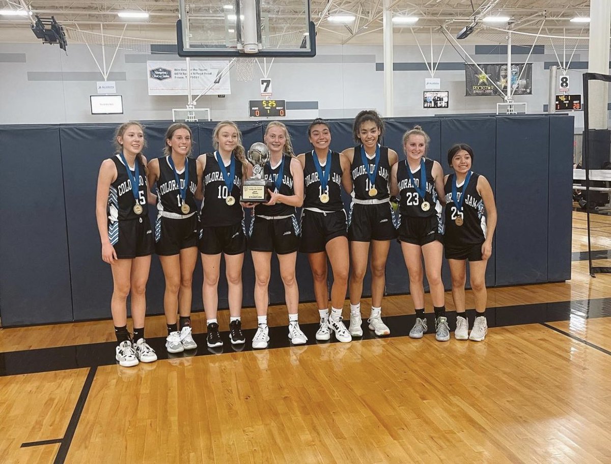 kinsey_trujillo's tweet photo. We just finished the season up with a @USJN tournament, we ended up with a 4-1 record! I am beyond thankful for my coaches, teammates, and opportunities! So excited to start high school season with the @RHSLadyHoops! @jeffneal11 @HessReyleigh @BrynnPrice19 @JamColorado https://t.co/Ye9FpqRMZr